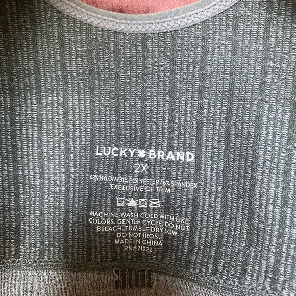 Lucky Brand ribbed seamless comfort lounge bras - Picture 4 of 8